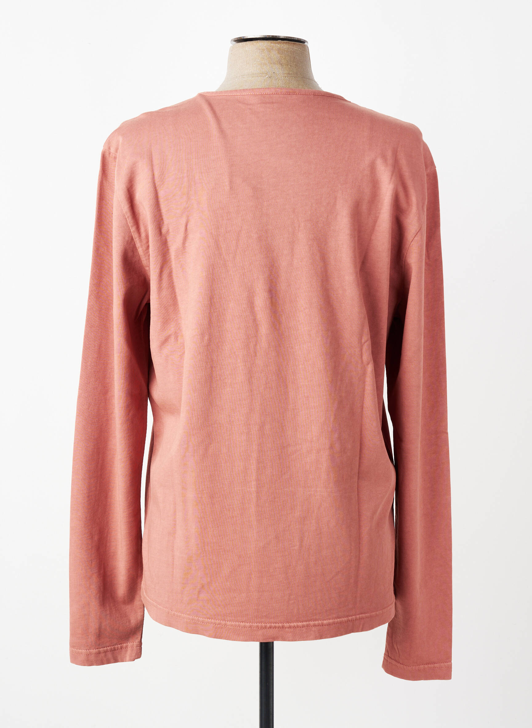 T-shirt stretch manches longues orange DAYTONA homme