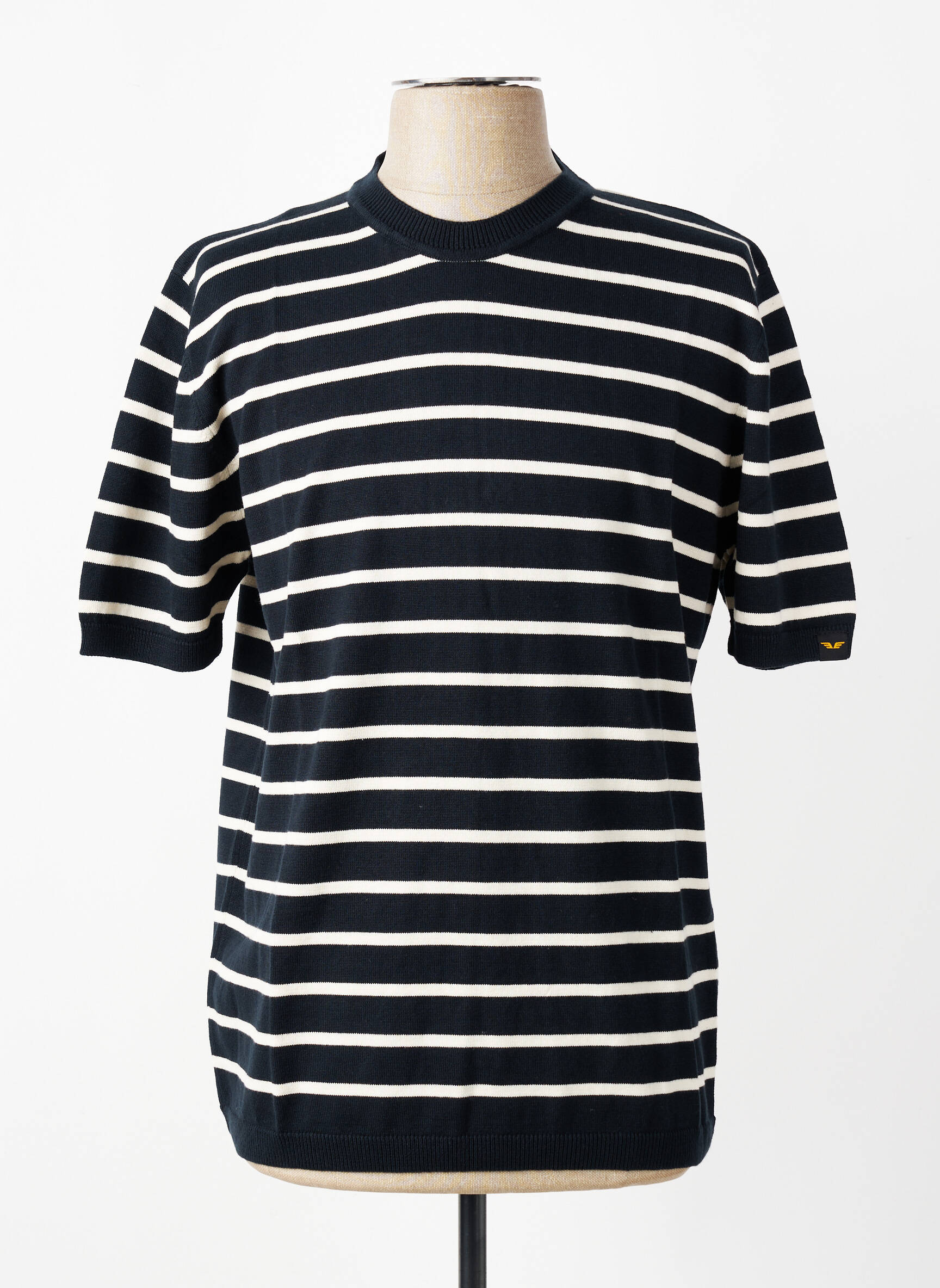T-shirt coupe cintrée manches courtes noir DAYTONA homme