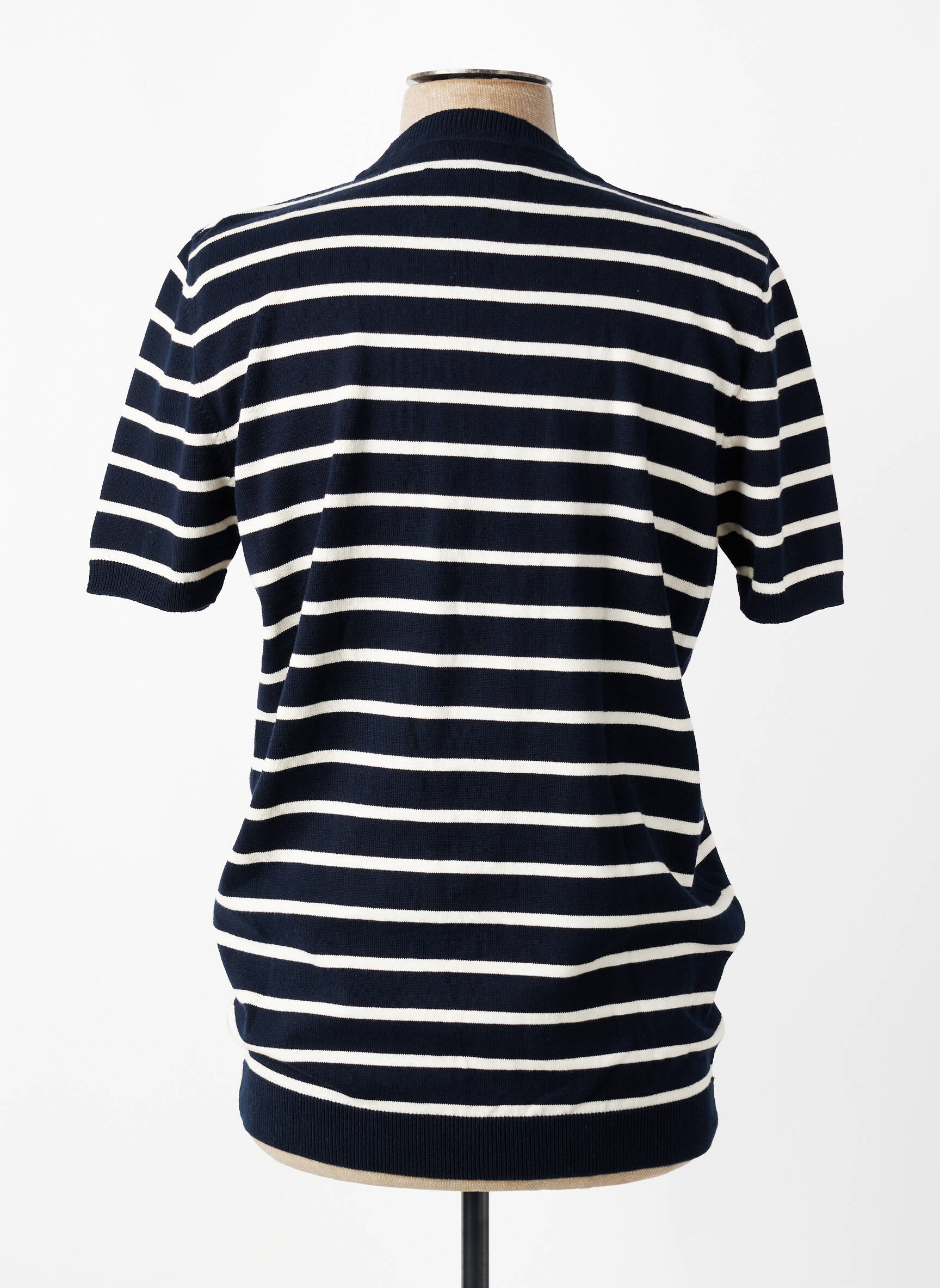 T-shirt coupe cintrée manches courtes bleu DAYTONA homme