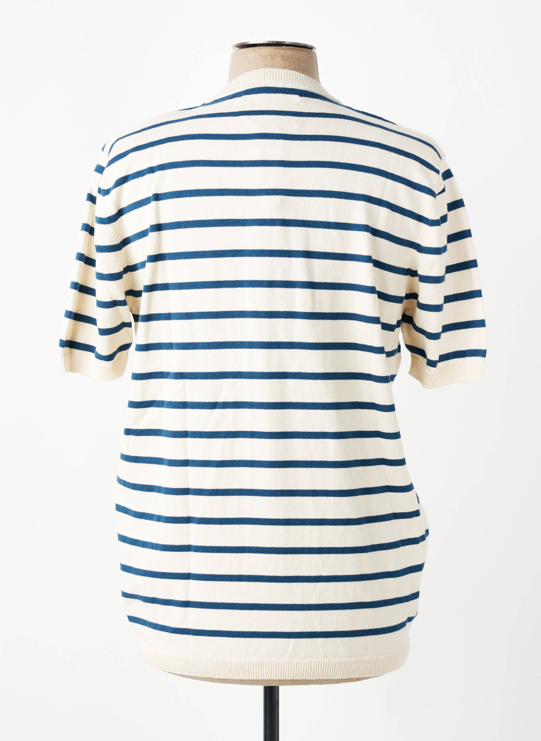 T-shirt coupe cintrée manches courtes blanc DAYTONA homme