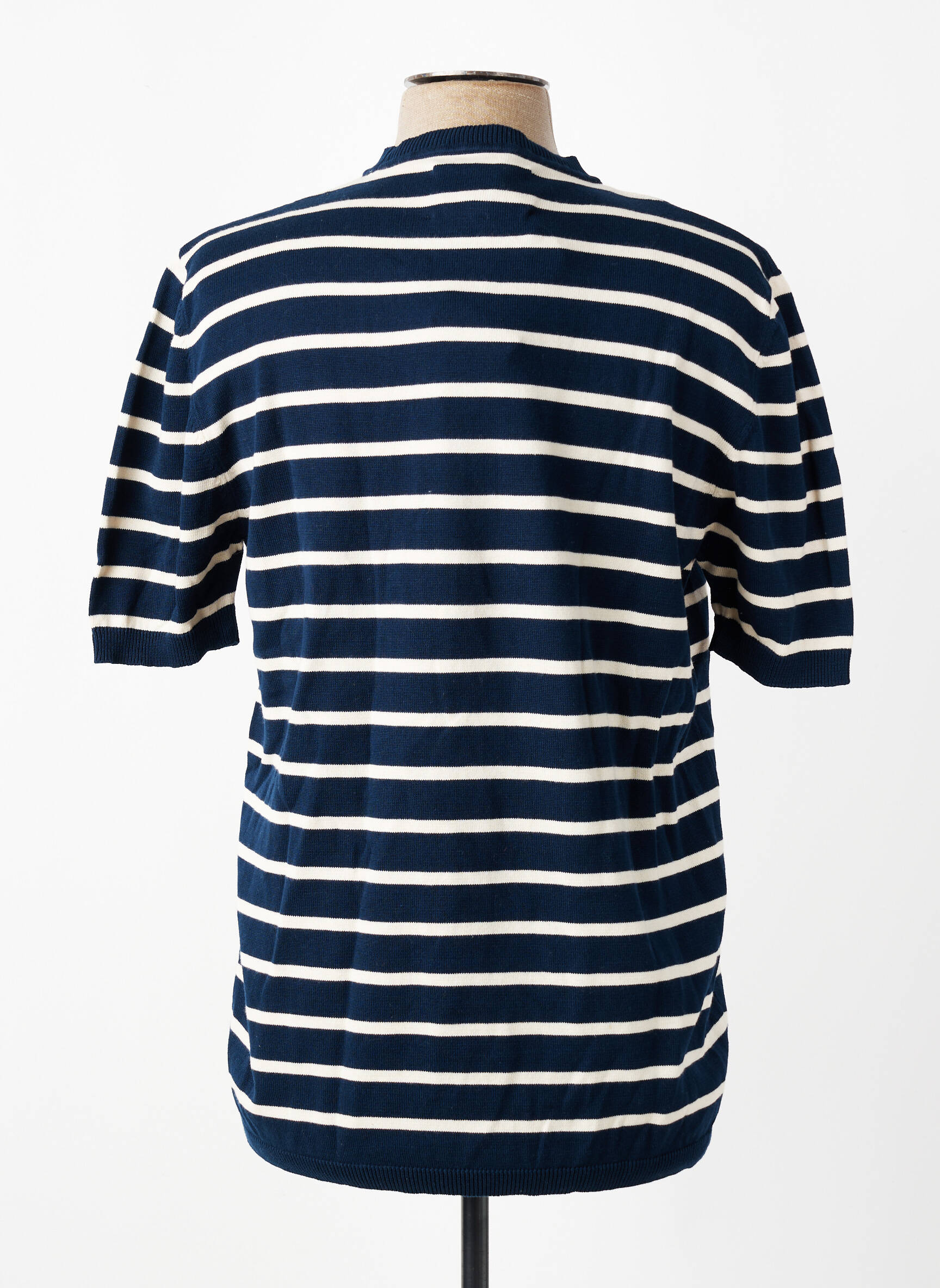 T-shirt coupe cintrée manches courtes bleu fonce DAYTONA homme