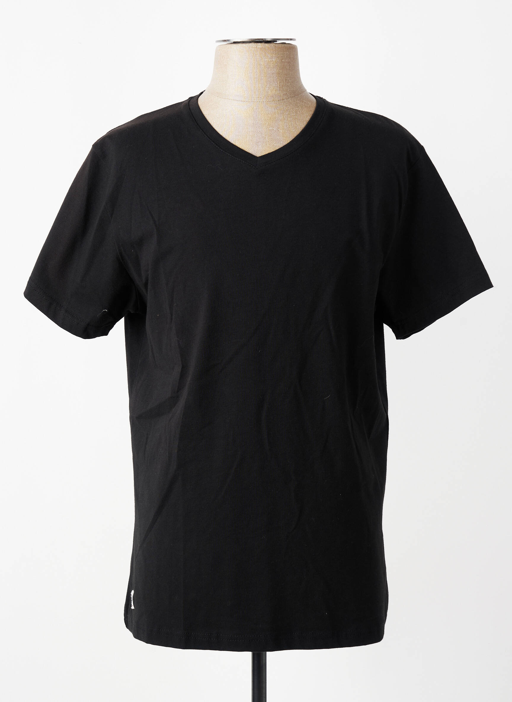 T-shirt coupe cintrée manches courtes noir DAYTONA homme