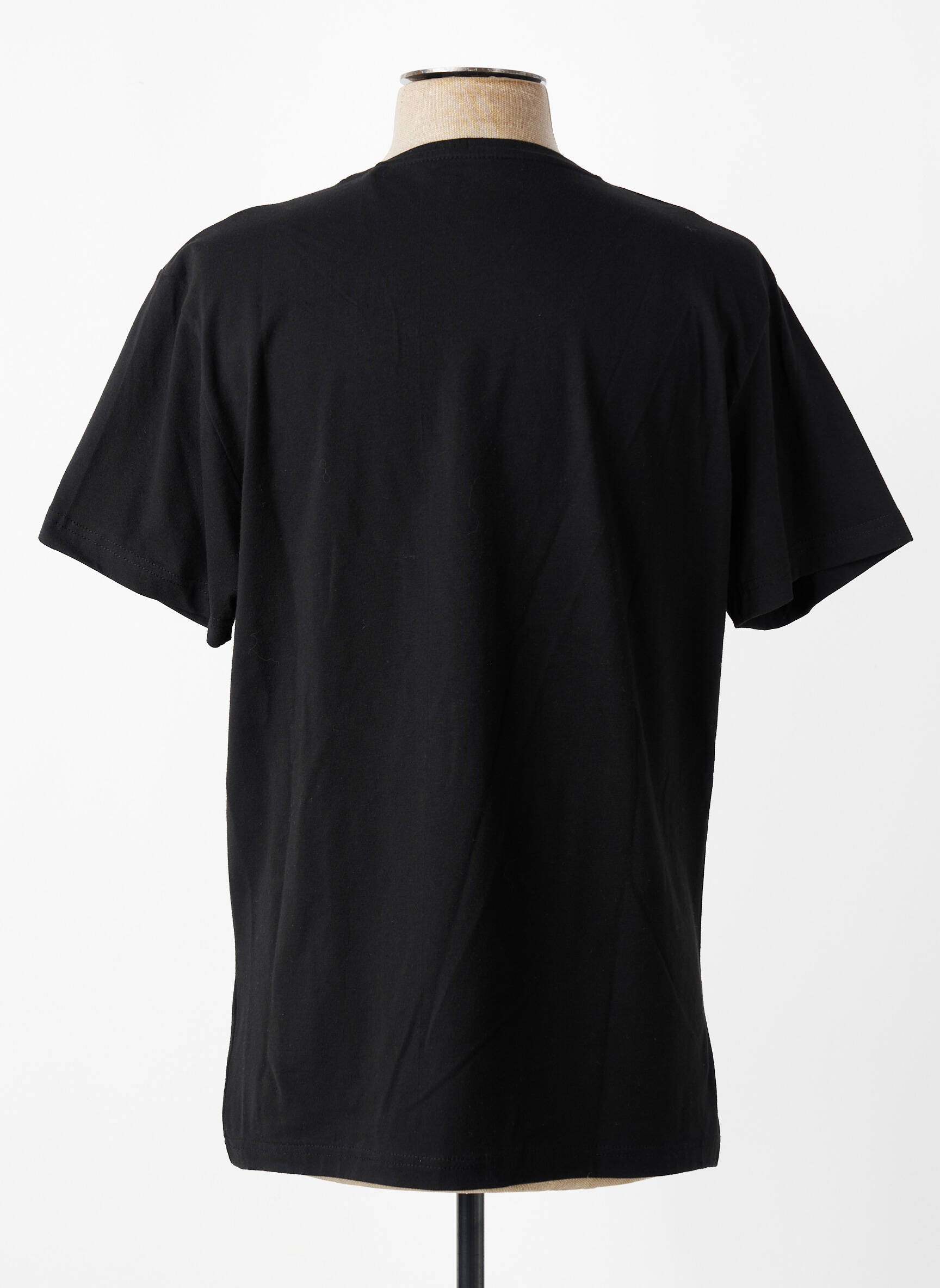 T-shirt coupe cintrée manches courtes noir DAYTONA homme