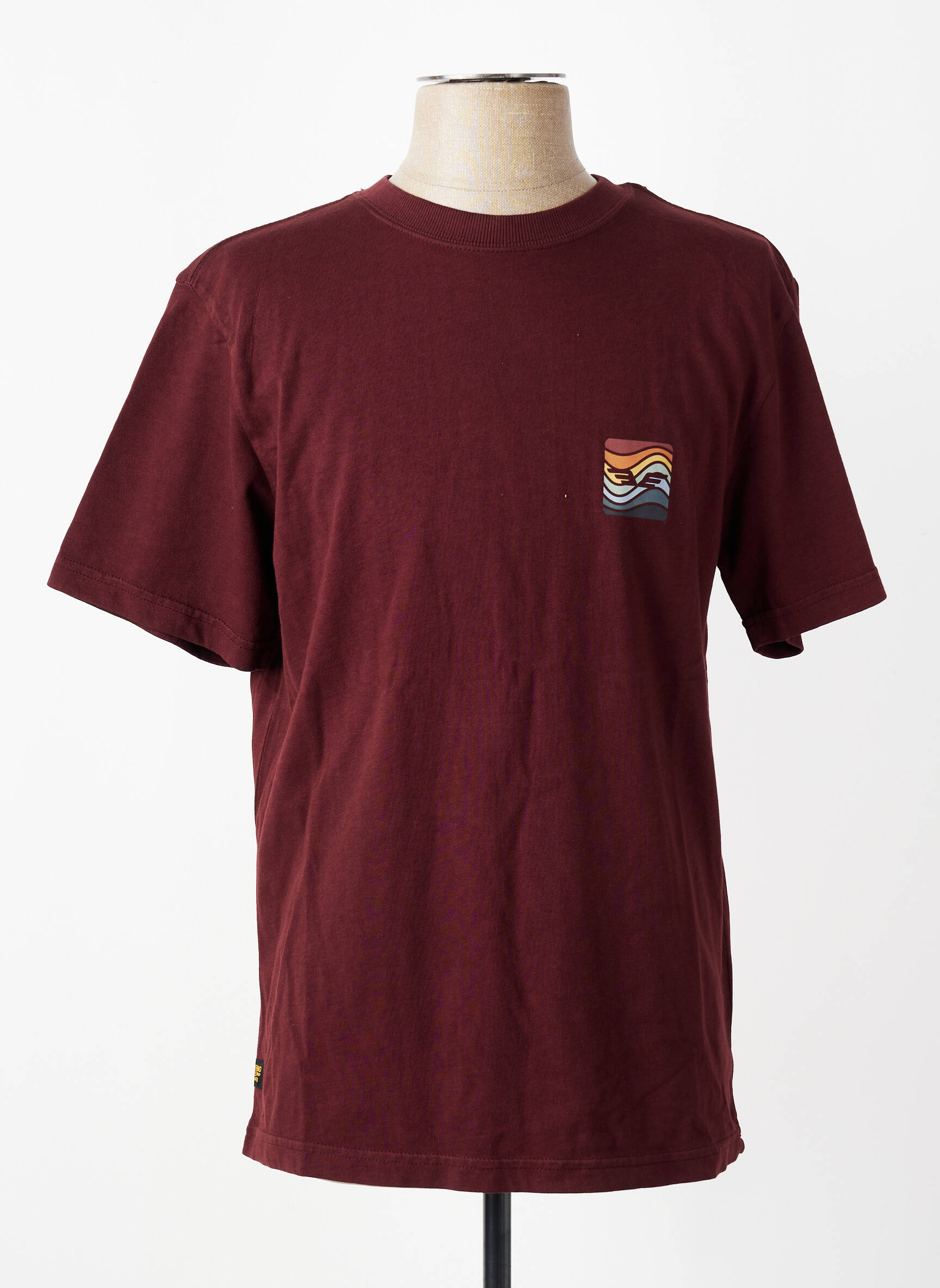 T-shirt stretch manches courtes violet DAYTONA homme