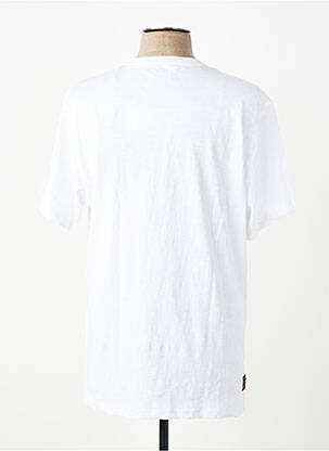 T-shirt stretch manches courtes blanc DAYTONA homme