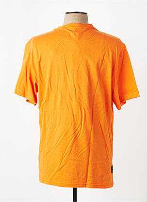 T-shirt stretch manches longues orange DAYTONA homme