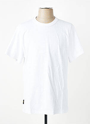 T-shirt coupe cintrée manches courtes blanc DAYTONA homme
