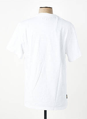 T-shirt coupe cintrée manches courtes blanc DAYTONA homme