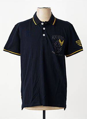 Polo stretch manches courtes noir DAYTONA homme