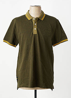 Polo stretch manches courtes vert DAYTONA homme