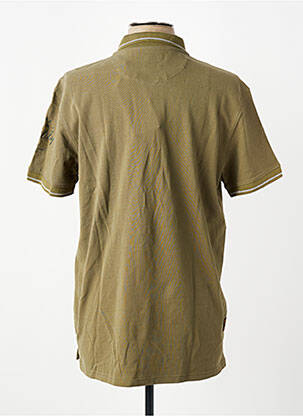 Polo coupe droite manches courtes vert DAYTONA homme