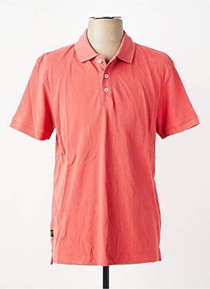 Polo coupe cintrée manches courtes rose DAYTONA homme