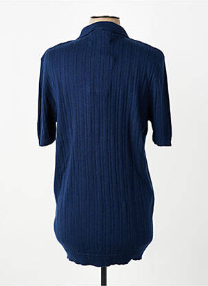 Polo stretch manches courtes bleu DAYTONA homme