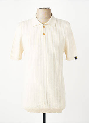 Polo stretch manches courtes beige DAYTONA homme