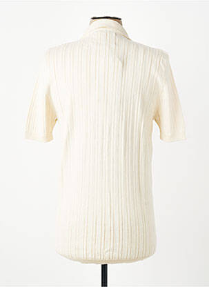 Polo stretch manches courtes beige DAYTONA homme