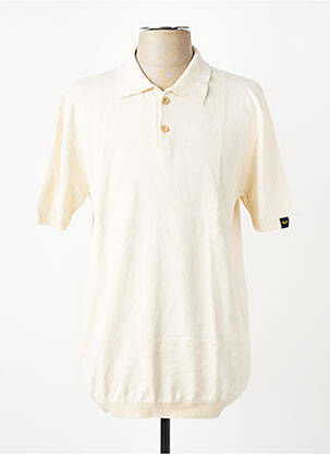 Polo stretch manches courtes beige DAYTONA homme