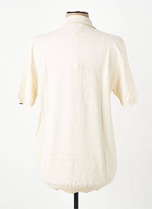 Polo stretch manches courtes beige DAYTONA homme
