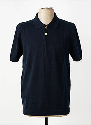 Polo stretch manches courtes bleu DAYTONA homme