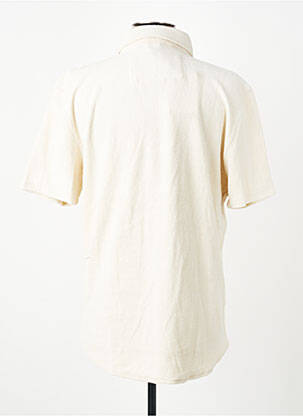 Chemise manches courtes coupe droite beige IRON AND RESIN homme