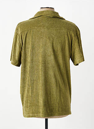 Chemise manches courtes coupe cintrée vert DAYTONA homme