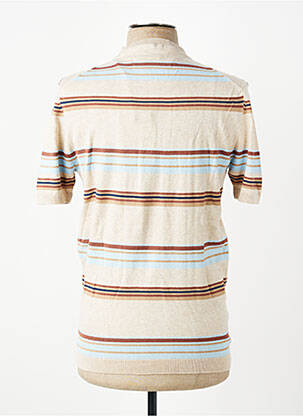 T-shirt stretch manches courtes beige IRON AND RESIN homme