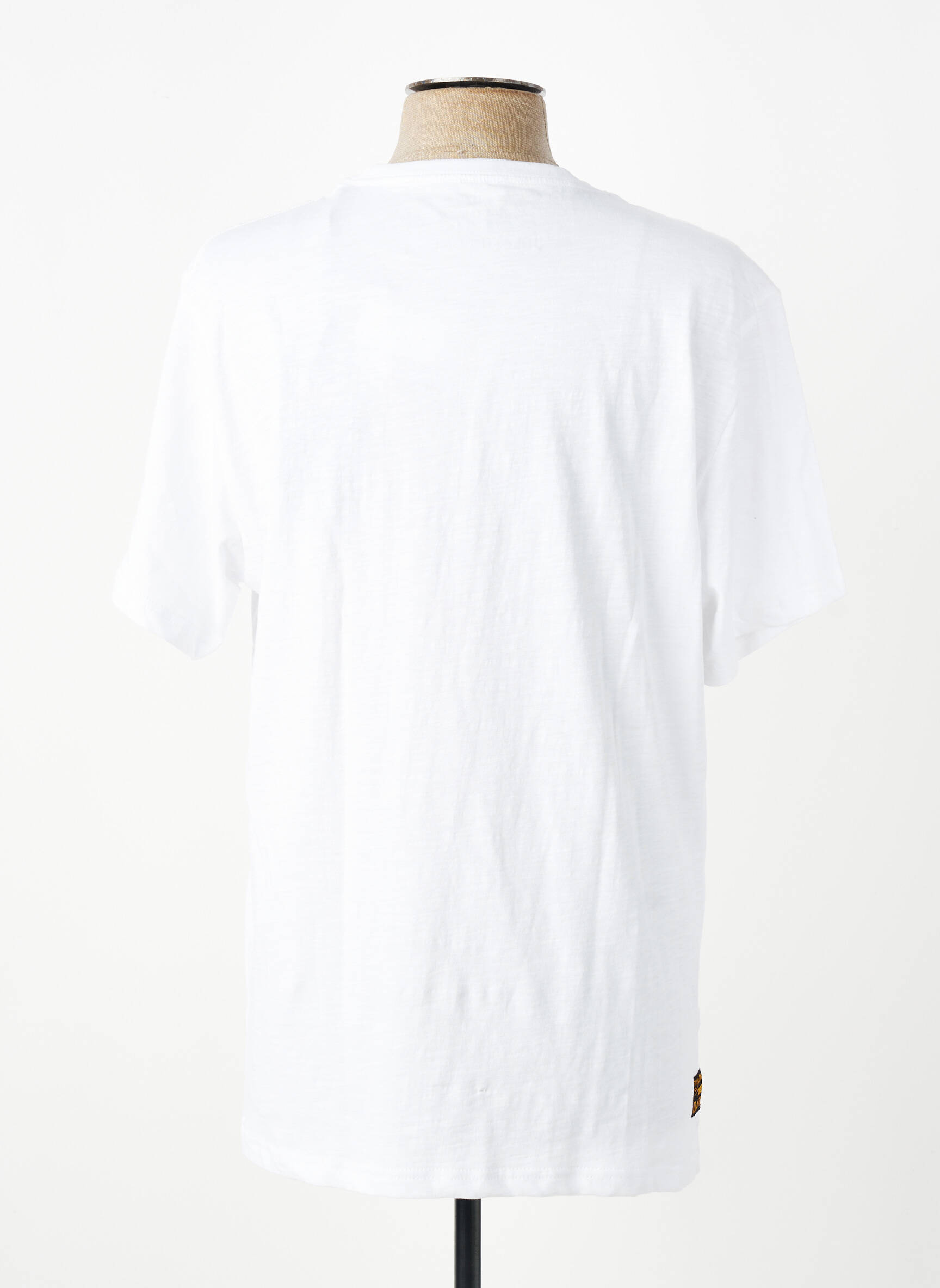 T-shirt stretch manches courtes blanc DAYTONA homme