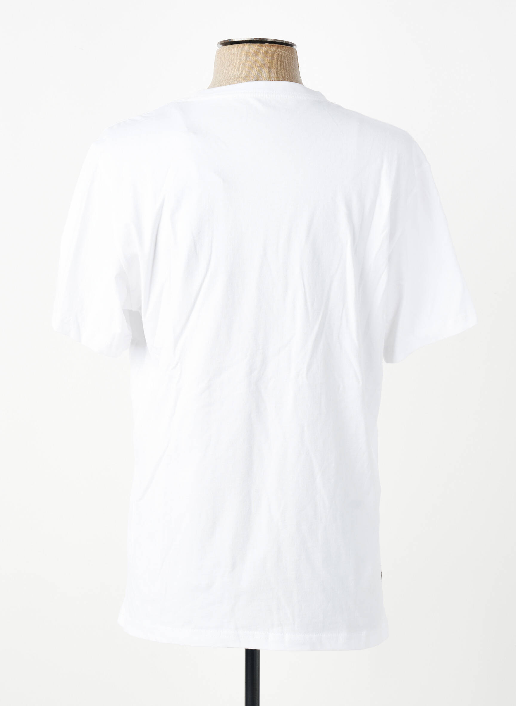 T-shirt stretch manches courtes blanc DAYTONA homme