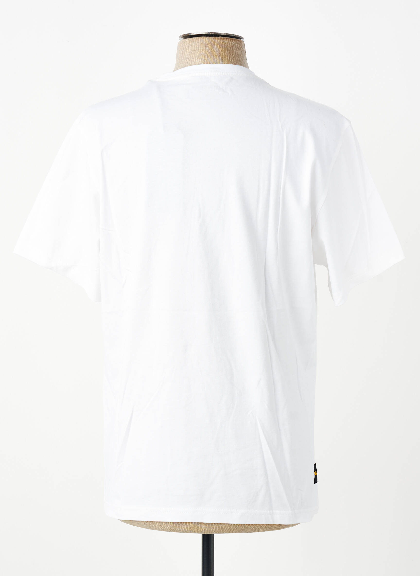 T-shirt stretch manches courtes blanc DAYTONA homme