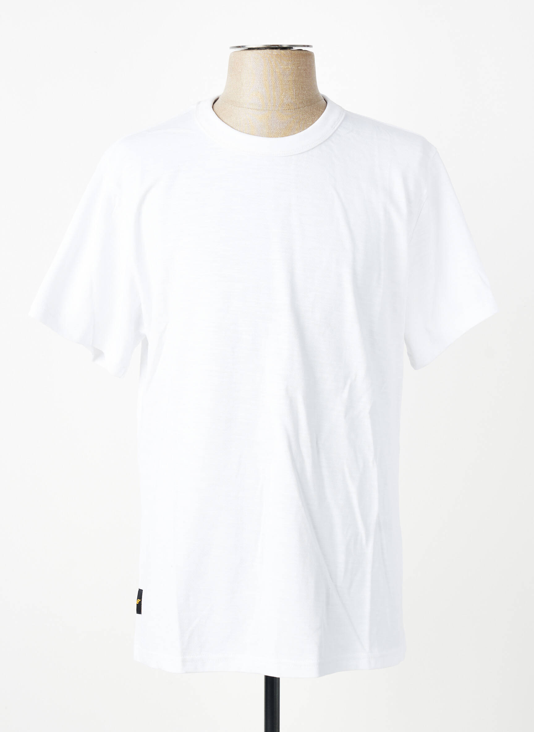 T-shirt coupe cintrée manches courtes blanc DAYTONA homme
