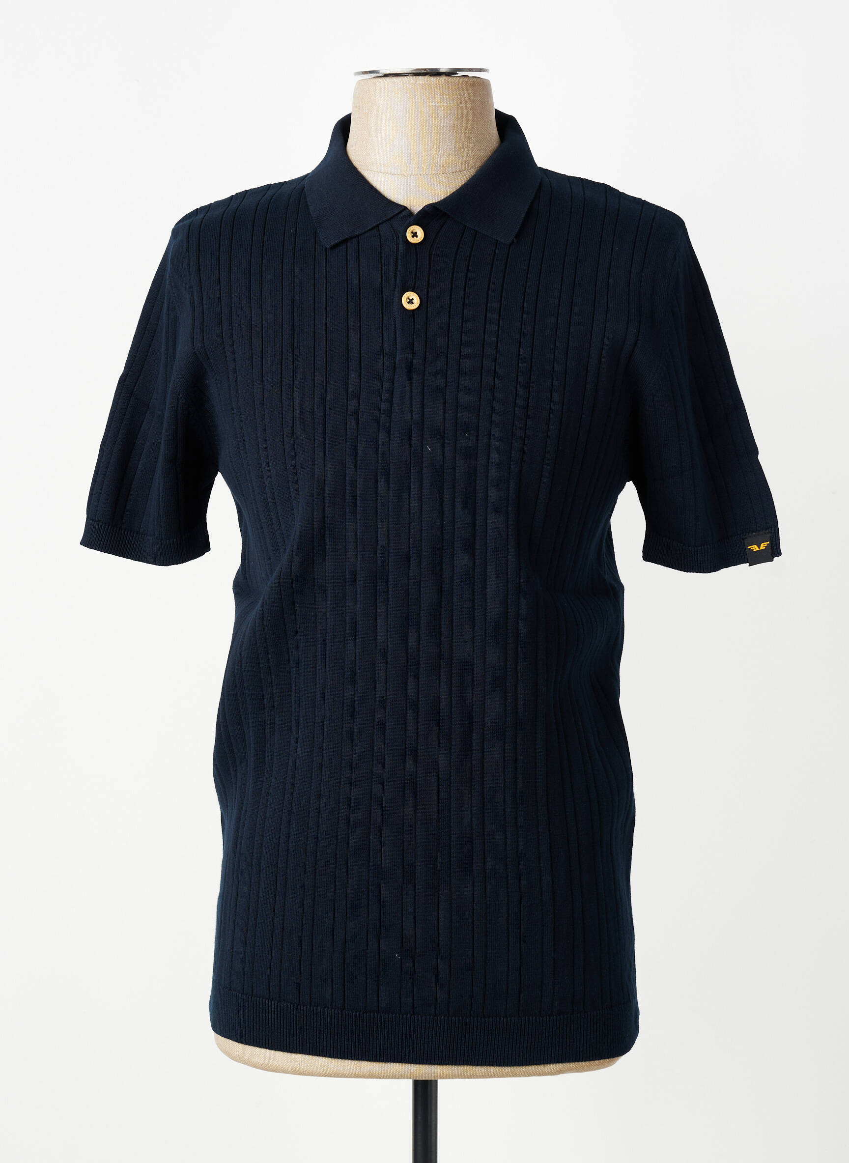 Polo stretch manches courtes bleu DAYTONA homme