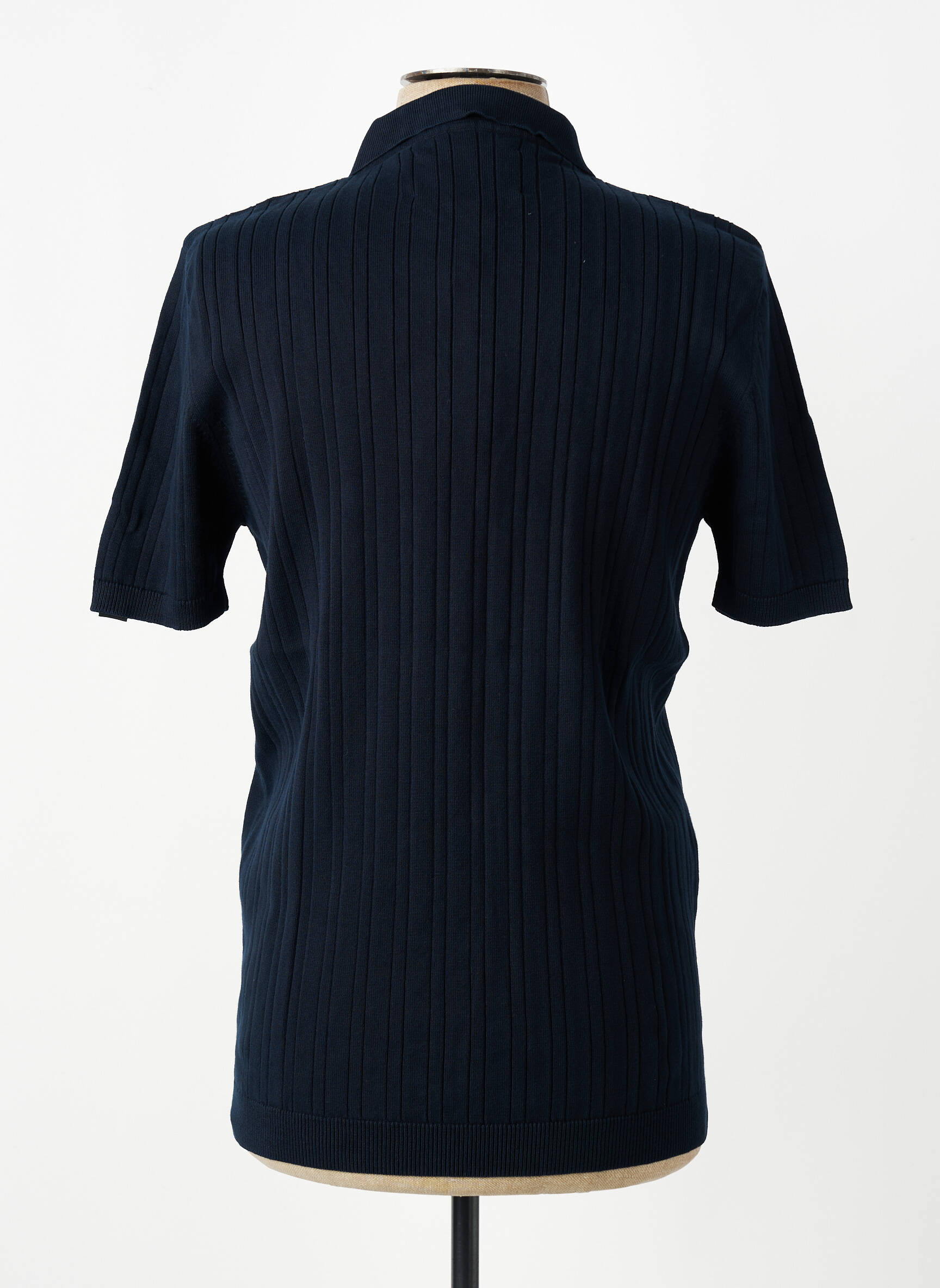 Polo stretch manches courtes bleu DAYTONA homme