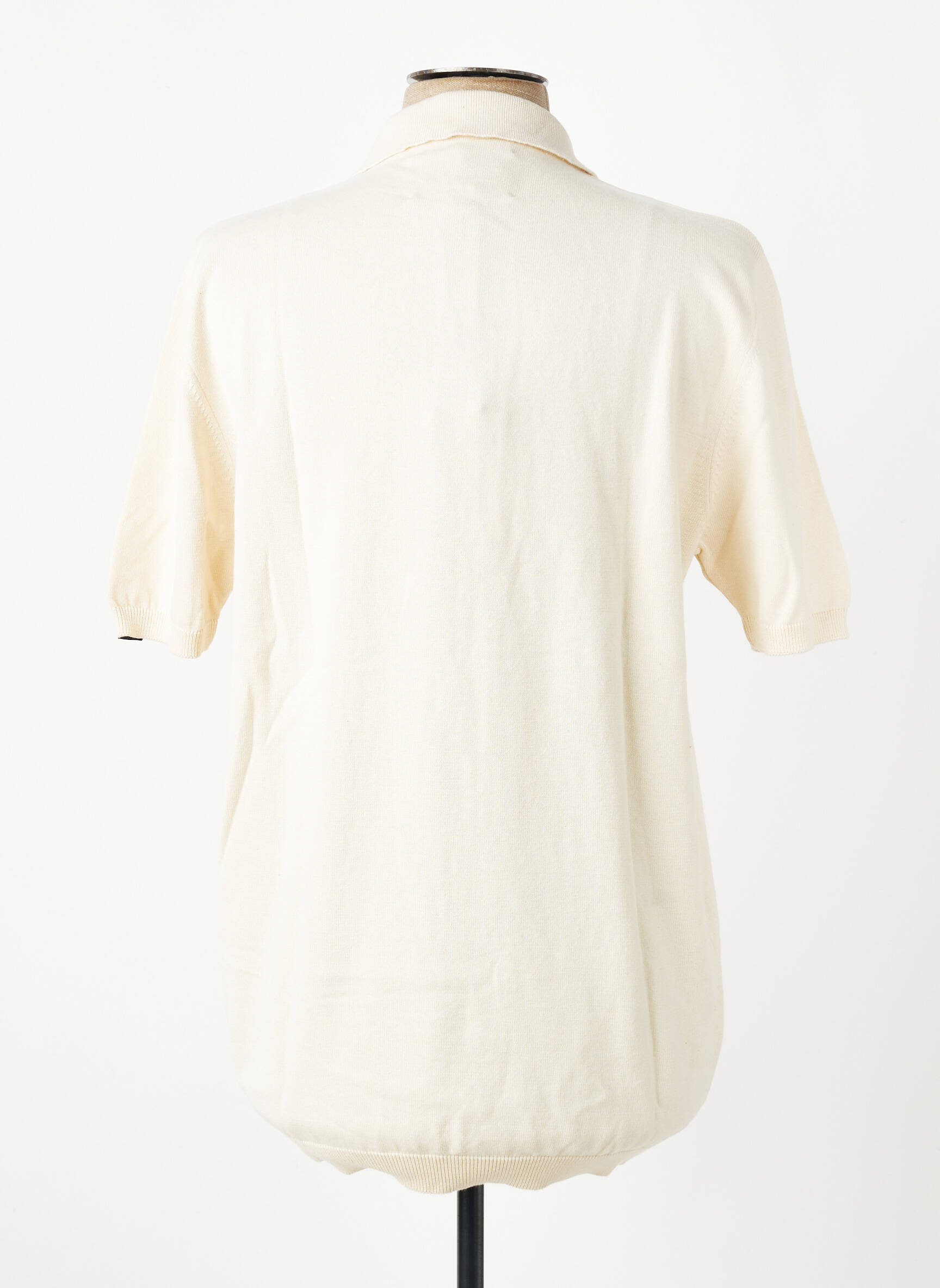 Polo stretch manches courtes beige DAYTONA homme