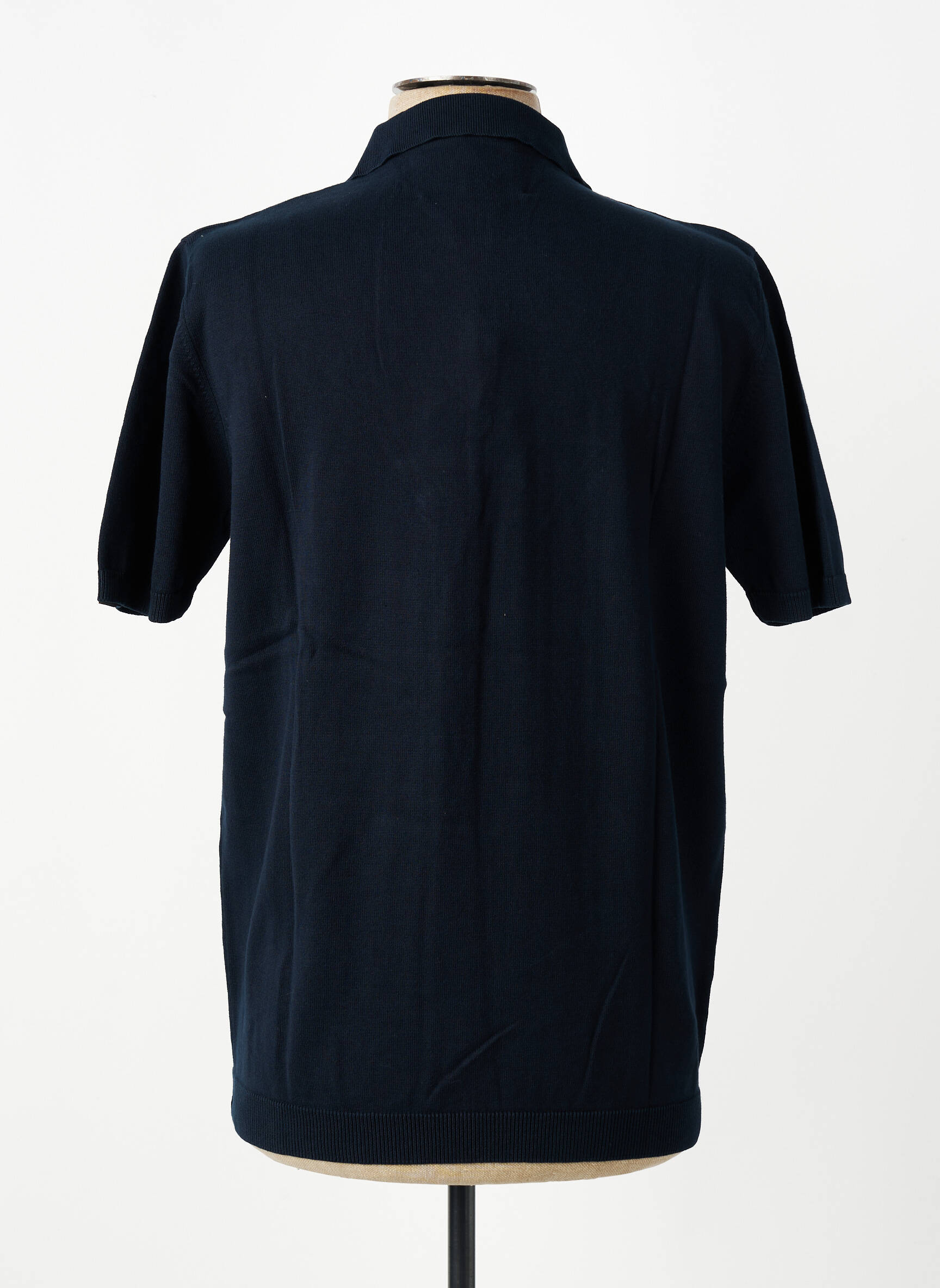 Polo stretch manches courtes bleu DAYTONA homme