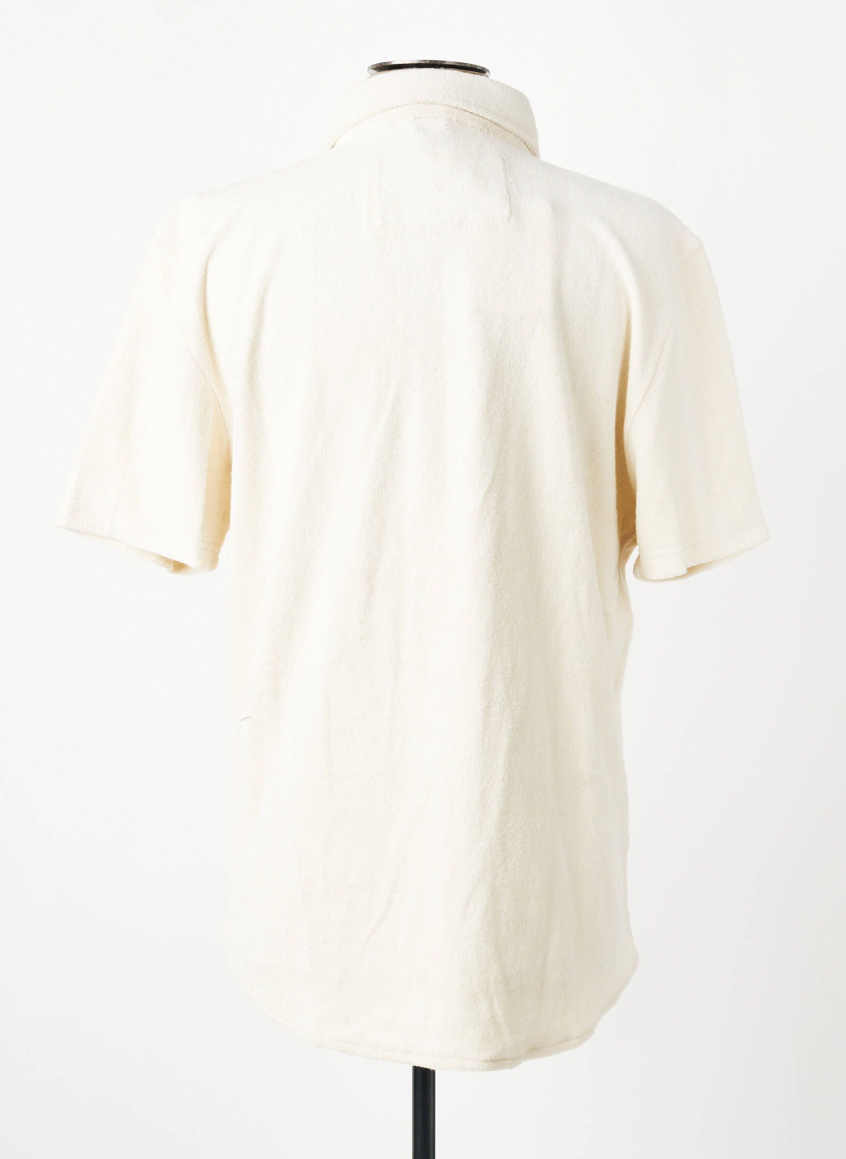 Chemise manches courtes coupe droite beige IRON AND RESIN homme