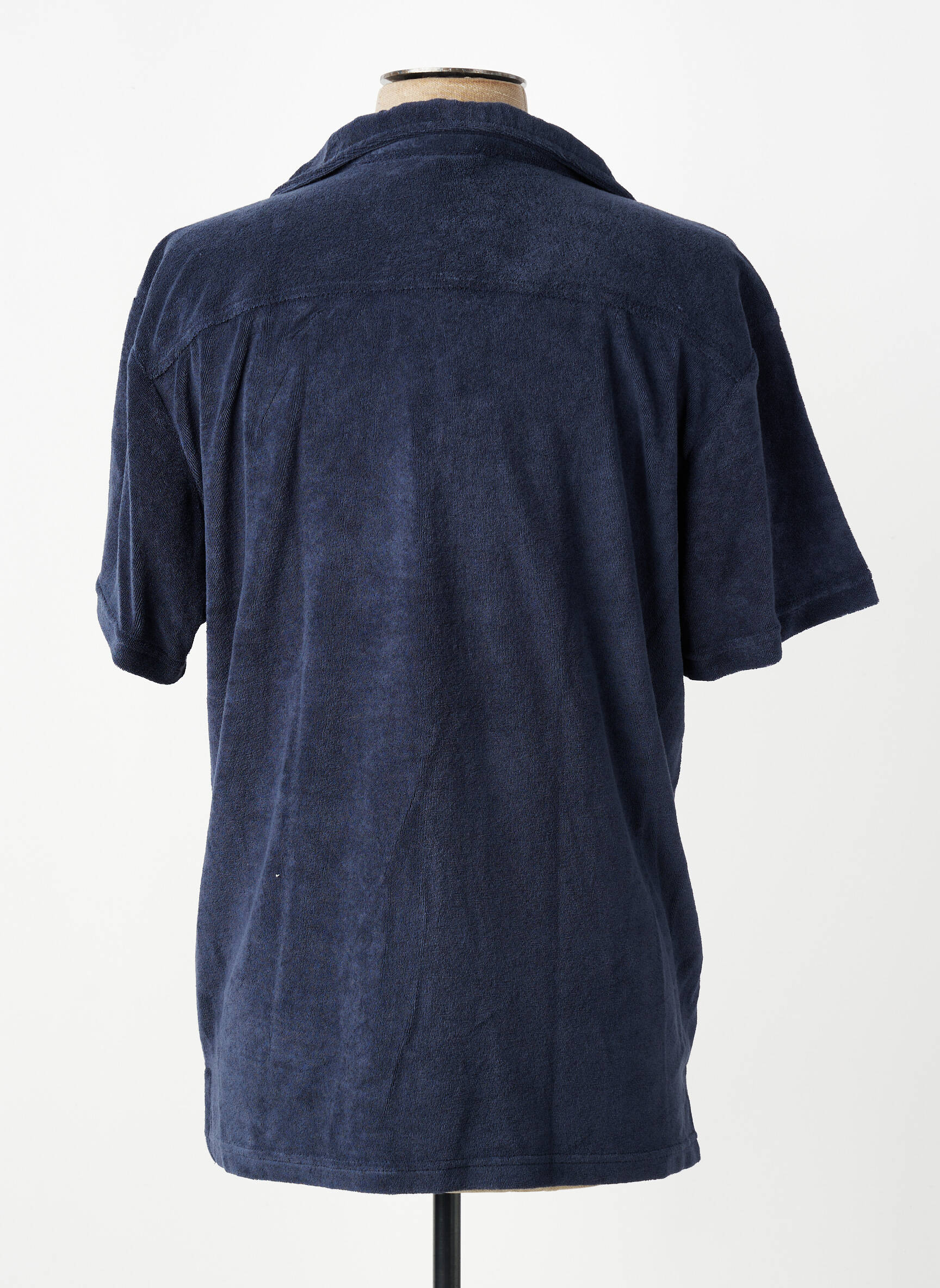 Chemise manches courtes coupe cintrée bleu DAYTONA homme