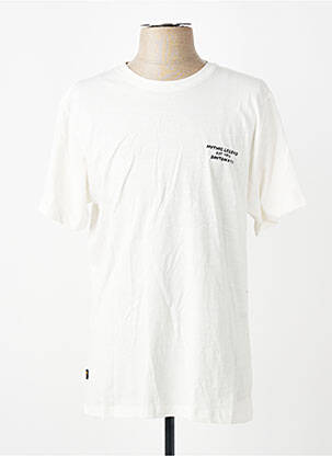 T-shirt coupe cintrée manches courtes beige DAYTONA homme