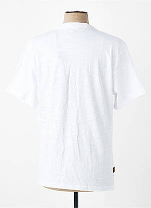 T-shirt coupe cintrée manches courtes blanc DAYTONA homme