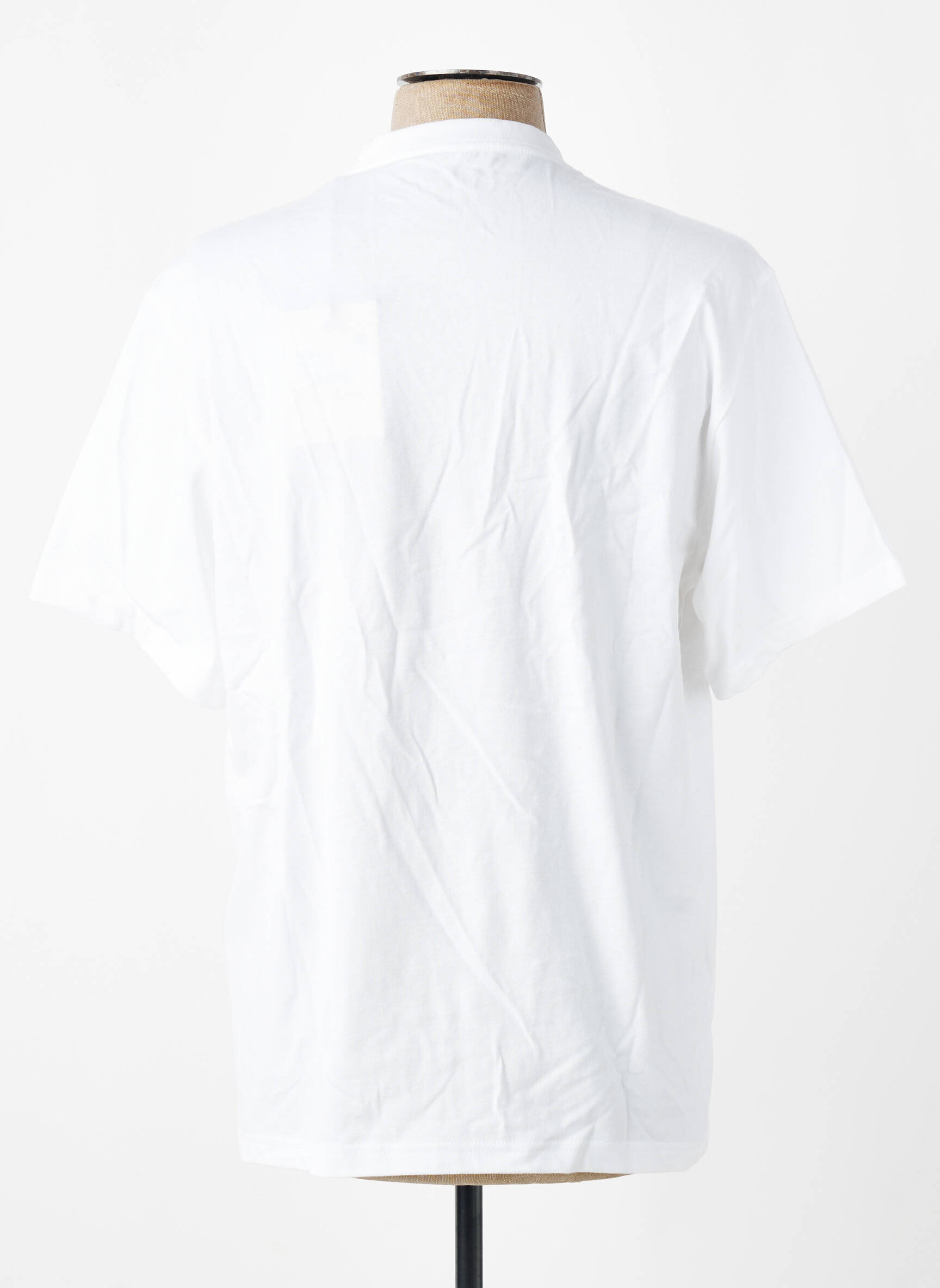 T-shirt bio manches courtes blanc IRON AND RESIN homme