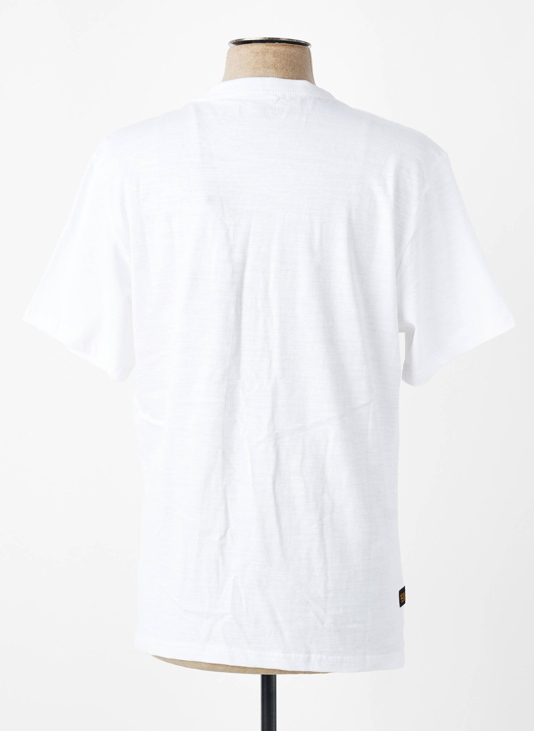 T-shirt coupe cintrée manches courtes blanc DAYTONA homme