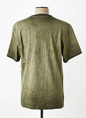 T-shirt stretch manches courtes vert DAYTONA homme