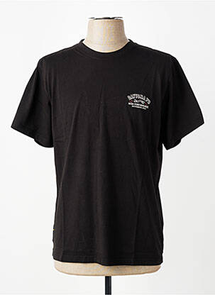 T-shirt coupe droite manches courtes noir DAYTONA homme