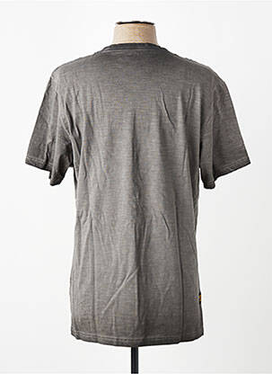 T-shirt coupe droite manches courtes gris DAYTONA homme