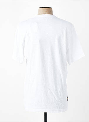 T-shirt coupe droite manches courtes blanc DAYTONA homme