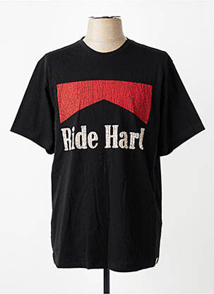 T-shirt coupe droite manches courtes noir IRON AND RESIN homme