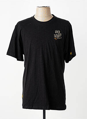 T-shirt coupe droite manches courtes noir DAYTONA homme