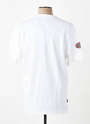 T-shirt coupe droite manches courtes blanc DAYTONA homme