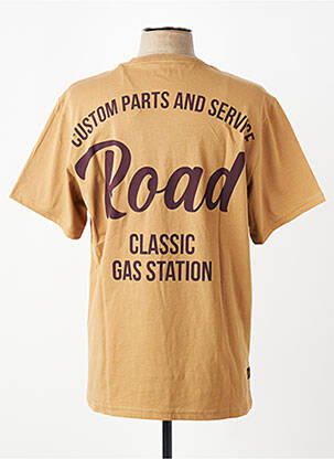 T-shirt stretch manches courtes beige DAYTONA homme