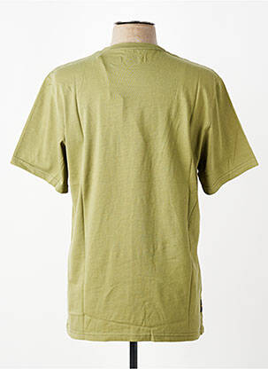T-shirt coupe droite manches courtes vert DAYTONA homme