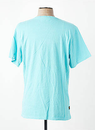 T-shirt coupe droite manches courtes bleu DAYTONA homme