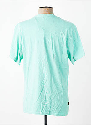 T-shirt coupe droite manches courtes bleu clair DAYTONA homme